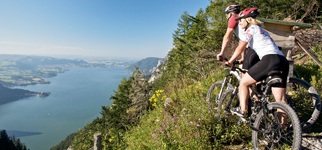 Mountain Biking and Cycling around Traunsee, Austria